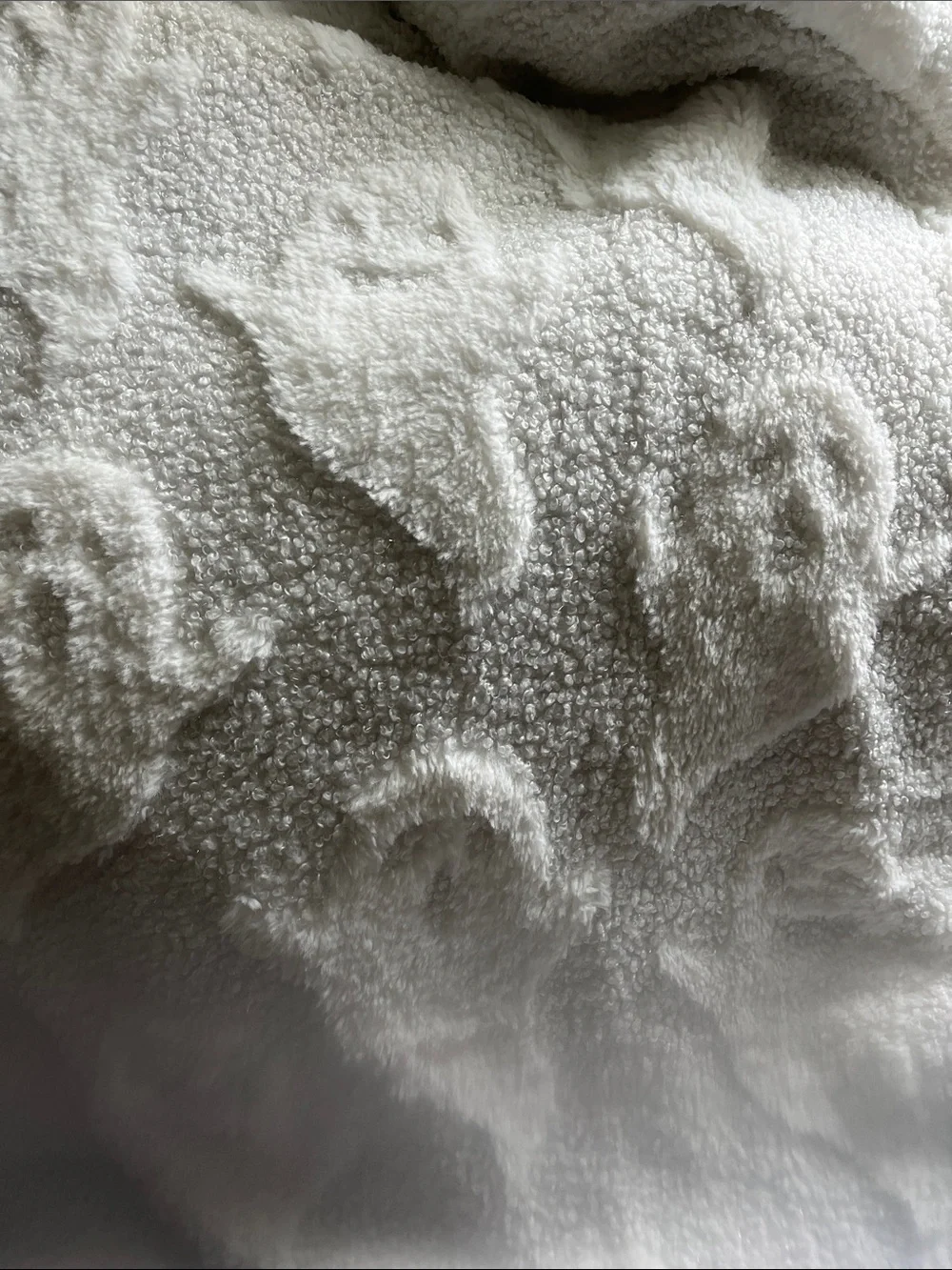 Rachel Zoe Soft Ivory Sherpa Throw Blanket
